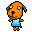 Biskit - He's cute! I always thought his eyes looked a bit soulless though... Biskit the orange dog
