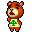 Teddy - He's so cute. I still associate Mr. K.K. with him. Teddy the bear